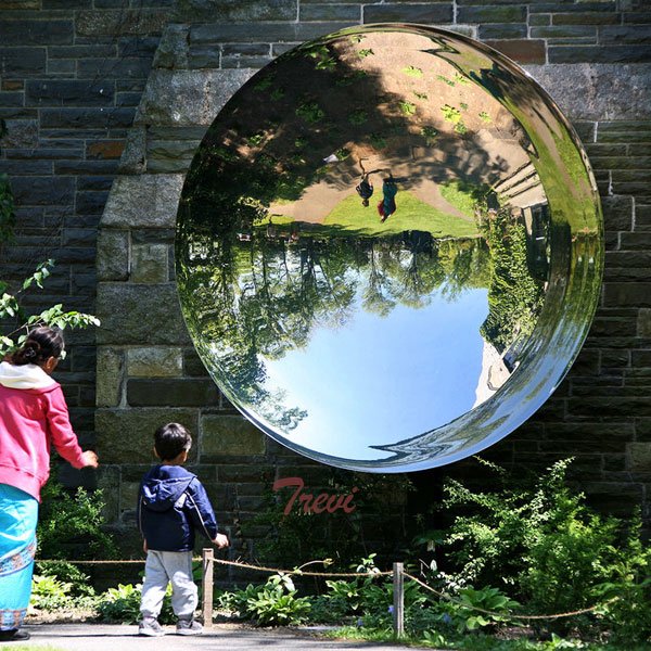 Making moving sculpture mirror stainless steel sculpture designs
