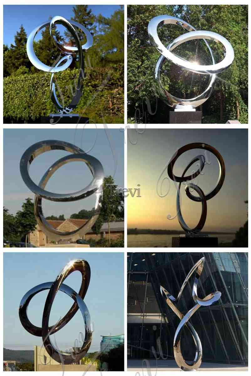 Abstract Large Metal Sculptures for Public Park