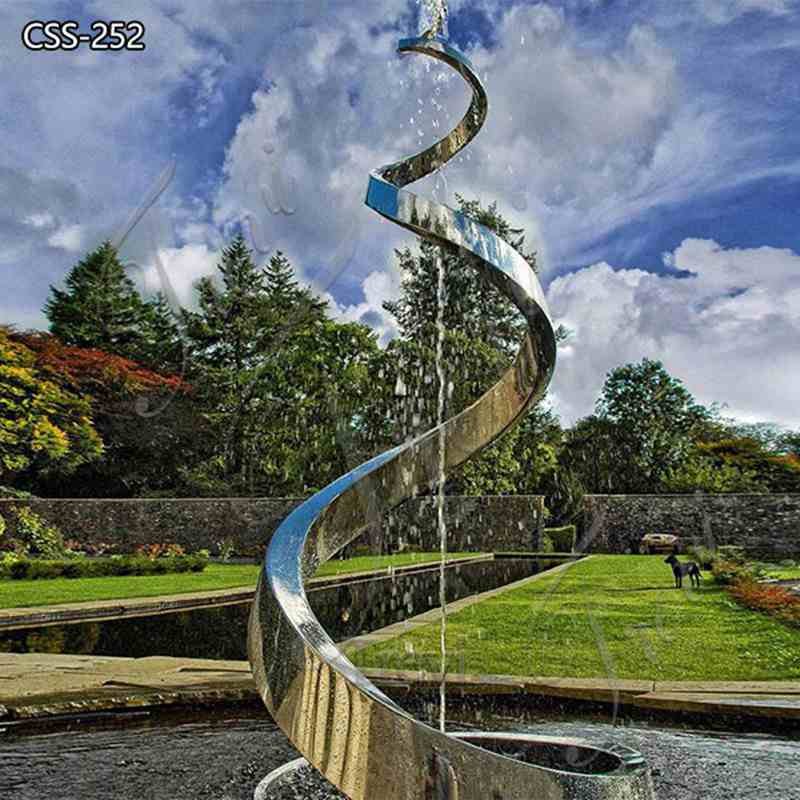 Abstract Outdoor Metal Sculpture Fountain Contemporary Art Sculpture for Sale
