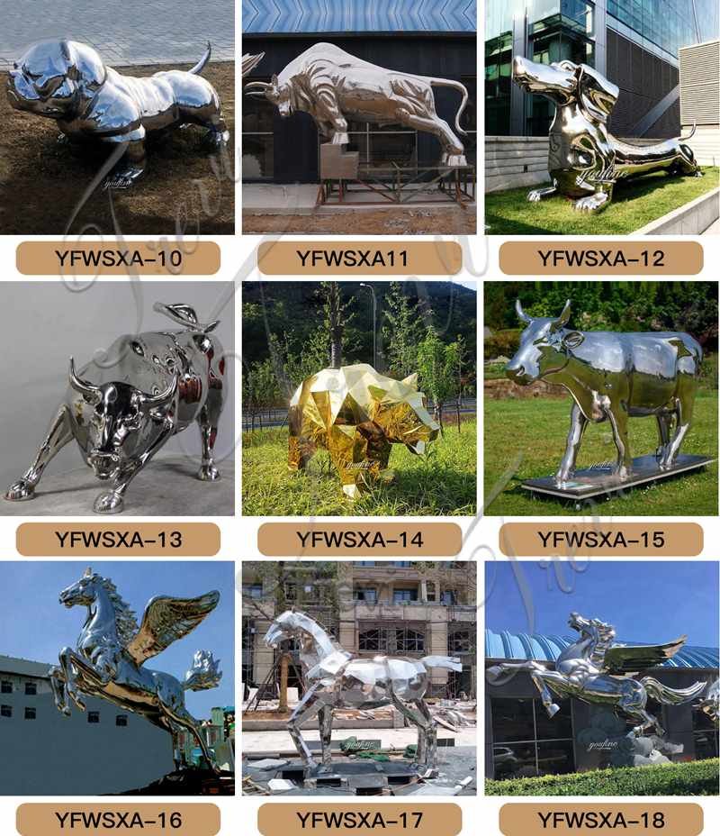 metal animal sculptures