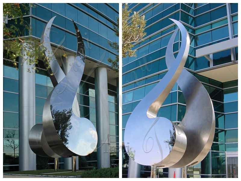 Abstract Metal Sculpture for Outdoors