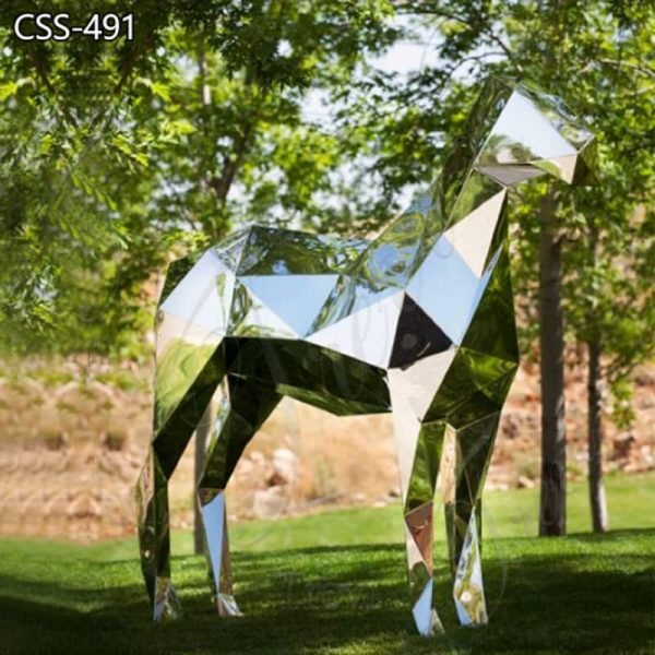 Life Size Metal Horse Sculpture Outdoor Art Decor for Sale CSS-491
