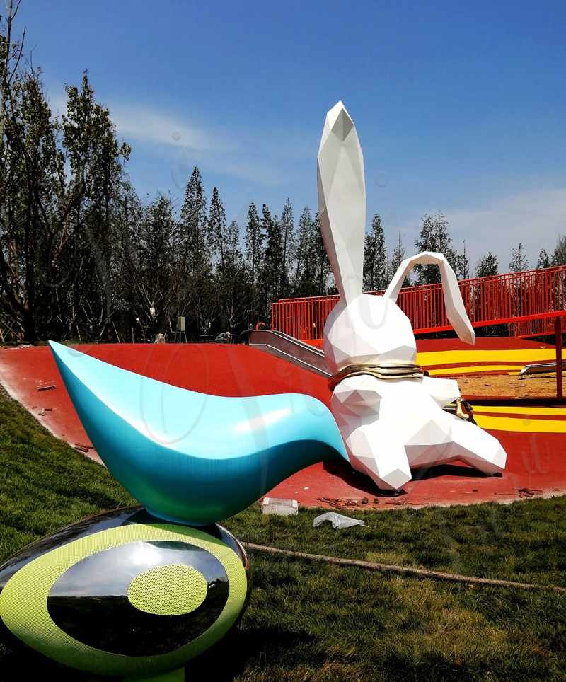 garden rabbit sculpture-Trevi Sculpture (1)