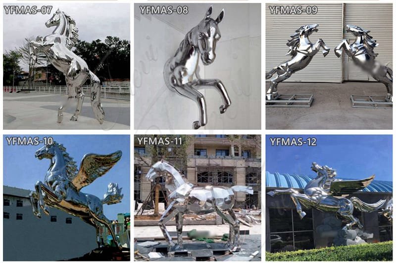 metal horse sculpture-Trevi Sculpture
