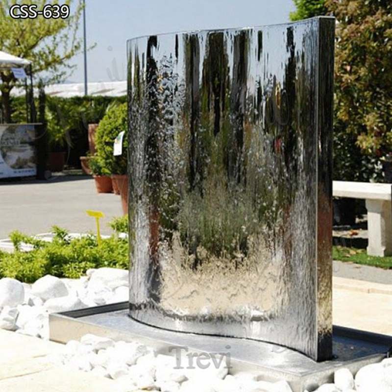 Modern Water Fountain Garden Metal Water Feature for Sale CSS-639