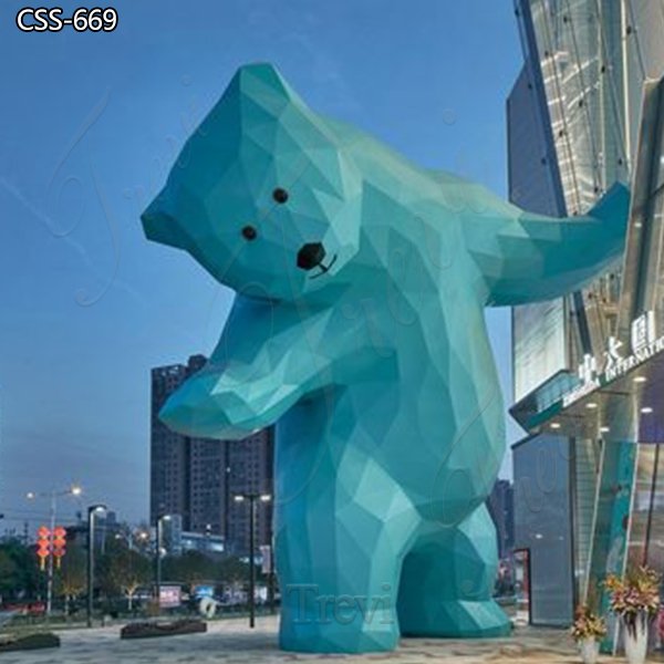 Geometric Bear Sculpture Decor for Sale CSS-669