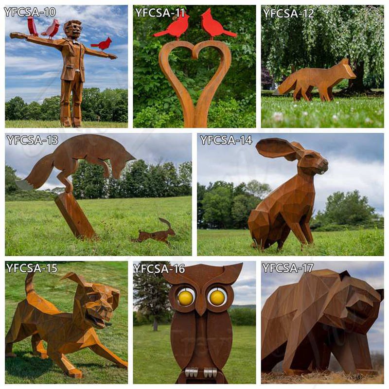 corten steel sculptures for sale -Trevi Sculpture