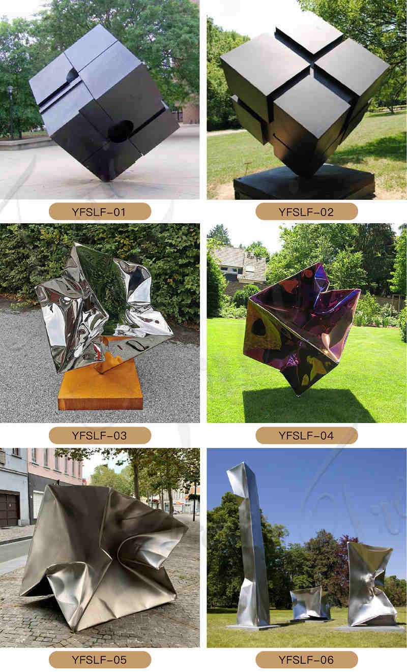 stainless steel garden sculpture -Trevi Sculpture
