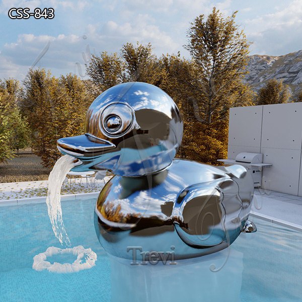 Huge Metal Water Fountain Sculpture for Pool Supplier CSS-843