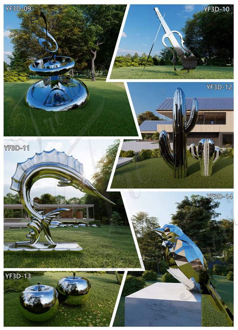 large modern outdoor sculpture -YouFine Sculpture